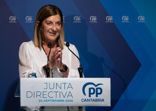  29N.- La presidenta de Cantabria dice que es "hoy es un d&iacute;a ilusionante" porque "el sanchismo llega a su fin"
