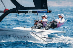 Aplazada al viernes la Medal Race de 49er, con Diego Bot&iacute;n y Florian Trittel luchando por el oro