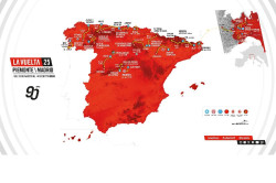 Cantabria acoger&aacute; una etapa de La Vuelta, Laredo-Los Corrales, y Cabez&oacute;n de la Sal la salida hacia el L`Angliru