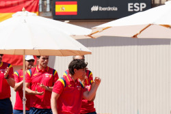 Carla Su&aacute;rez: "Estoy muy contenta por ellas, muy orgullosa del trabajo que han hecho esta semana"