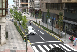  Detenida en Santander una ciclista que se neg&oacute; a circular por calzada y no quiso identificarse