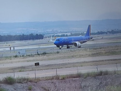 El avi&oacute;n de Le&oacute;n XIV aterriza en el aeropuerto Adolfo Su&aacute;rez Madrid-Barajas