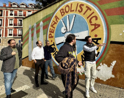 El Ayuntamiento de Torrelavega restaurar&aacute; el mural de la Pe&ntilde;a Bol&iacute;stica en su 90 aniversario