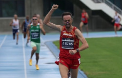 El c&aacute;ntabro V&iacute;ctor Pe&ntilde;a se cuelga cuatro medallas en el Campeonato del Mundo M&aacute;ster de atletismo