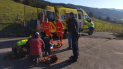  El helic&oacute;ptero evacua a una madrile&ntilde;a de 67 a&ntilde;os que cay&oacute; por unas escaleras en Cillorigo