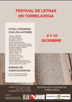 El I Festival de Letras lleva a Torrelavega a autores, citas literarias y cuentacuentos este fin de semana