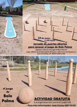  El juego del bolo palma, protagonista de una jornada de puertas abiertas este s&aacute;bado