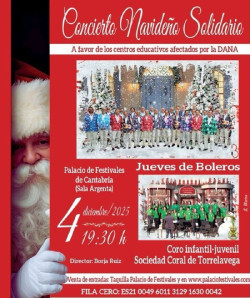 El Palacio de Festivales celebra un concierto navideño a favor de los afectados por la dana