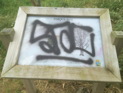 El Parque de Matale&ntilde;as y el vandalismo.   Francisco Glez-Riancho Colongues