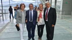 El presidente mexicano L&oacute;pez Obrador estuvo en Cantabria en 2017 invitado por Revilla. Por Carlos Magdalena