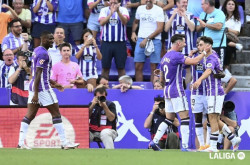 El Valladolid doblega al Espanyol en su regreso a Primera