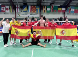 Espa&ntilde;a se clasifica para el Europeo masculino de b&aacute;dminton por equipos