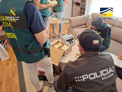 Intervienen m&aacute;s de 21 toneladas de coca&iacute;na tras desarticular una organizaci&oacute;n que operaba en Espa&ntilde;a y Ecuador
