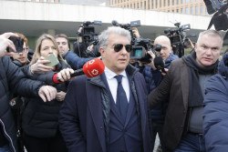 Joan Laporta: "El arbitraje en Getafe fue una verg&uuml;enza"