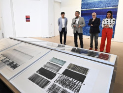 Juan Uslé vuelve al Palacete del Embarcadero casi 40 años después con obras que reflejan su vínculo con la Bahía