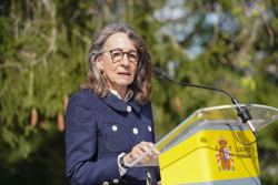 La delegada del Gobierno en Euskadi se&ntilde;ala al "nacionalismo radical intolerante" durante la celebraci&oacute;n del mundial