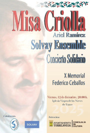 La Misa Criolla `X Memorial Federico Ceballos` se celebrará el día 12 en la iglesia de Tanos