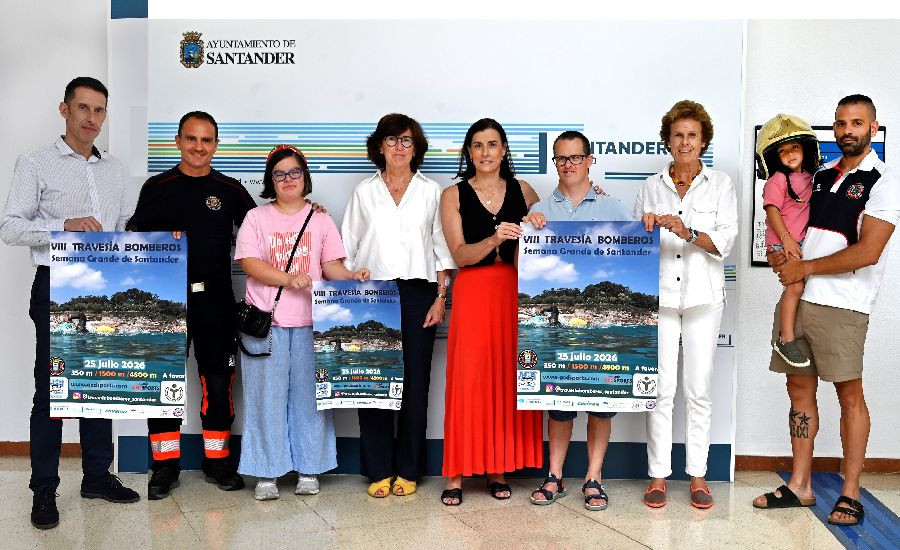 La VIII Traves&iacute;a a Nado Bomberos `Semana Grande` supera ya los 550 inscritos