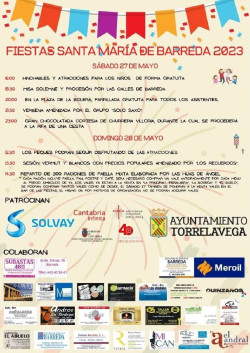 Las fiestas Santa Mar&iacute;a de Barreda se celebrar&aacute;n el 27 y 28 de mayo