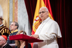 Le&oacute;n XIV critica en el Congreso la "descalificaci&oacute;n permanente del adversario" y dice que el poder tiene l&iacute;mites