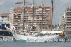 Los Optimist y los 420 mantienen sus podios tras el paso del ecuador del trofeo Juan Sebasti&aacute;n Elcano.