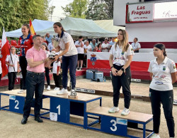Marta Castillo, campeona regional de bolo palma por tercera vez consecutiva