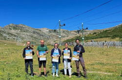 Medio millar de corredores participan este s&aacute;bado en la X `Herradura de Campoo` en la estaci&oacute;n de esqu&iacute;