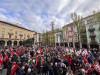 Medio millar de personas exigen en Torrelavega un plan industrial "real" para Solvay y no "promesas de papel"
