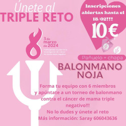 Noja acoger&aacute; hoy un torneo de balonmano contra el c&aacute;ncer de mama