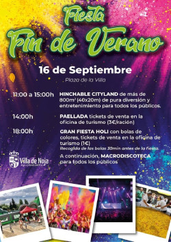 Noja despide este s&aacute;bado el verano con una fiesta en la Plaza de la Villa