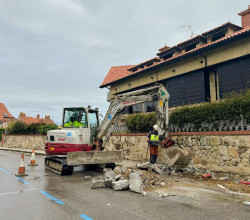 Noja mejora la accesibilidad de varias calles con el rebaje de las aceras