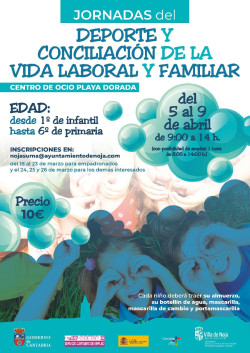 Noja sigue con su actividad fren&eacute;tica al servicio de los vecinos y  organiza jornadas de deporte y conciliaci&oacute;n laboral y familiar del 5 al 9 de abril