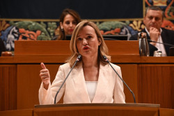 Pilar Alegr&iacute;a dice que no conoce a Leire D&iacute;ez y traslada su "respeto" a la justicia
