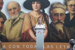  Presidenta del Parlamento cántabro aboga en el acto de la Constitución por "una auténtica renovación democrática"