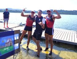 Rodrigo Conde y Caetano Horta se cuelgan la plata en doble scull en el Europeo de remo