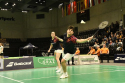 Rub&eacute;n Garc&iacute;a y Luc&iacute;a Rodr&iacute;guez se cuelgan el bronce en Hylo Open del World Tour