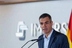 S&aacute;nchez no habla de corrupci&oacute;n y solo pide colaborar en los incendios y pide precauci&oacute;n