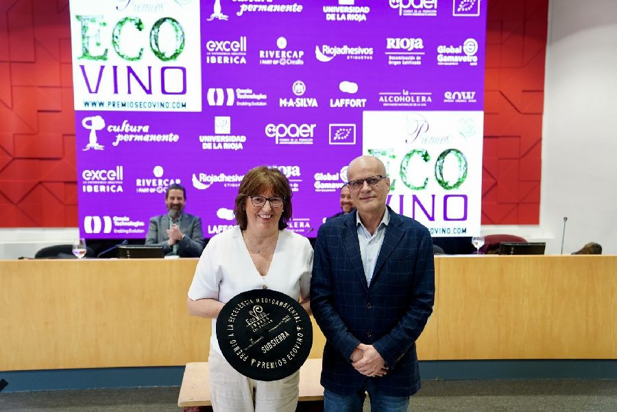 SUBSIERRA recoge el Premio Excelencia Medioambiental 2026 en los XVII Premios Ecovino