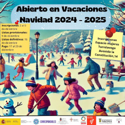 Torrelavega abrir&aacute; este lunes el plazo de inscripci&oacute;n del programa `Abierto en Vacaciones: Navidad 2024`