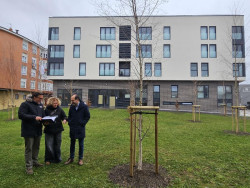Torrelavega planta 39 &aacute;rboles aut&oacute;ctonos y flores en el entorno del Centro de Acogida para crear un bosque urbano