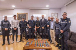 Torrelavega recibe a los ganadores de 17 medallas en los X Juegos Europeos de Polic&iacute;as y Bomberos