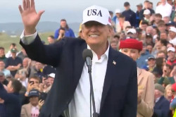 Trump termina su visita a Irlanda con el anuncio del levantamiento de los aranceles al whisky irland&eacute;s