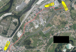 Un tramo de la A-67 se cortar&aacute; la noche del mi&eacute;rcoles al jueves por las obras del enlace de Barreda