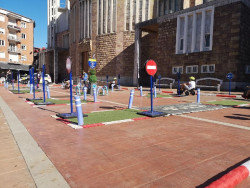 Unos 200 escolares visitar&aacute;n el circuito de educaci&oacute;n vial instalado en Torrelavega