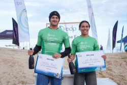 Yago Dom&iacute;nguez y Luc&iacute;a Machado ganan La Invernal de Laredo, &uacute;ltima prueba del campeonato EDP Surf Pro Spain